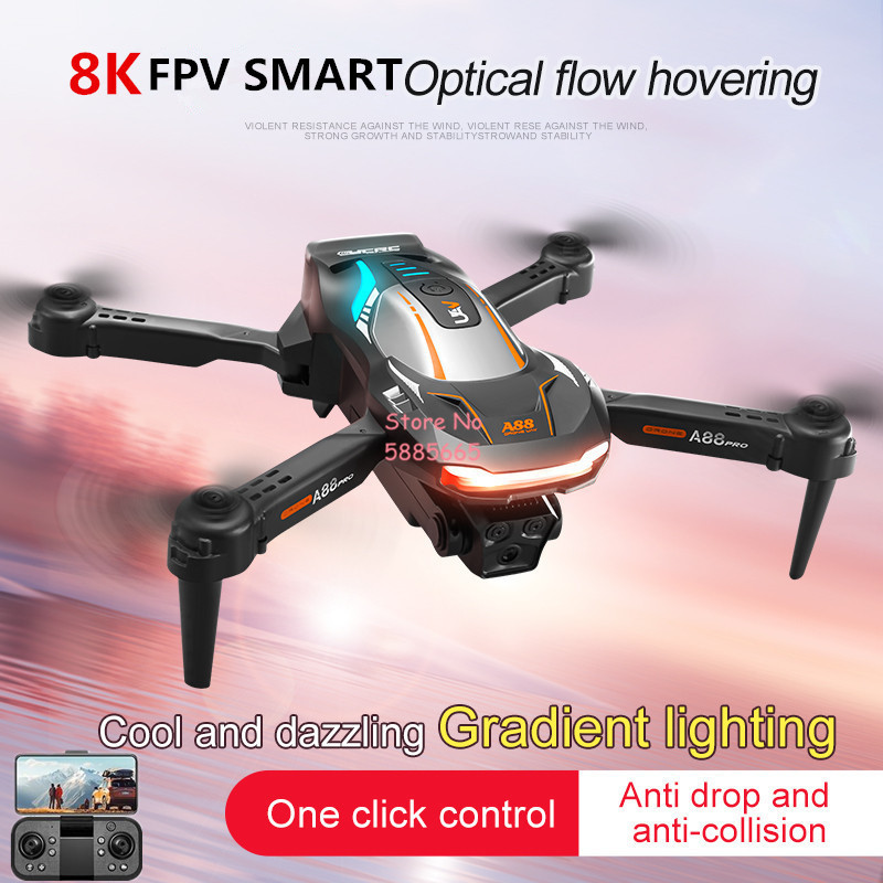 Drone Rc Folding - 8K Luchtfotografie Optische stroompositionering FPV RC
