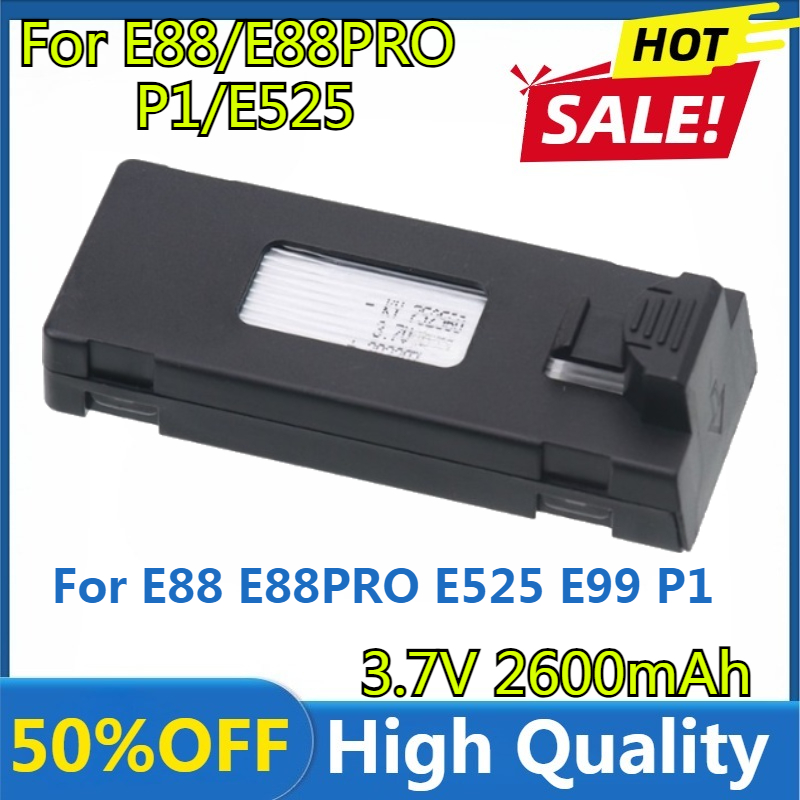 Drone Rc E99 Pro - E88 Batterij 3.7V 2600mAh Lipo Batterij