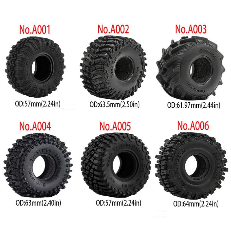 Rc Rock Crawler - 4 stuks 1.0 inch 57-67mm RC