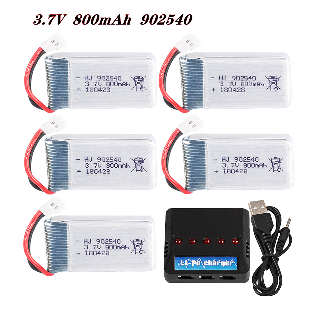 Dron Rc Quadcopter - 3.7V 800mAh 902540 25C Lipo Batterij