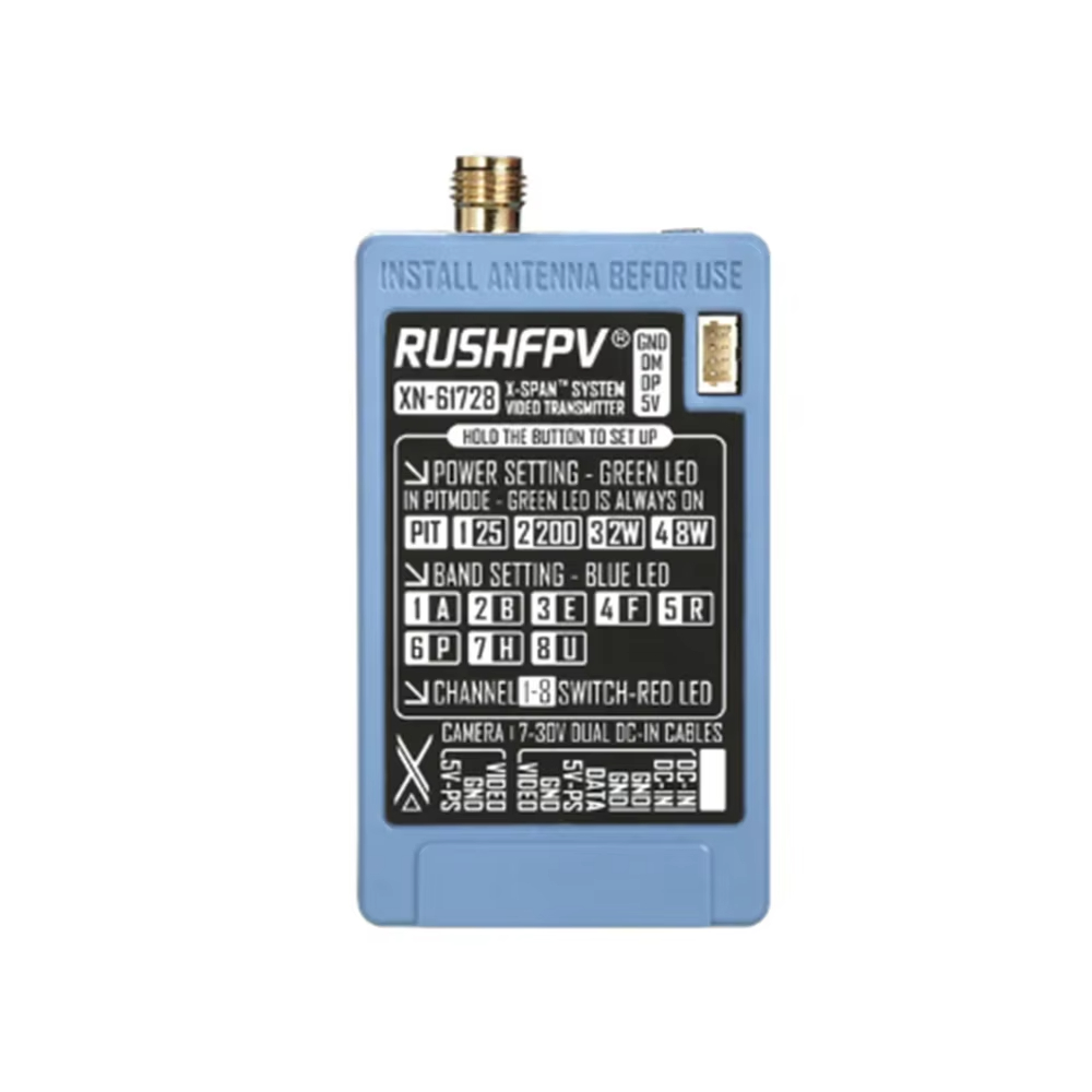 RUSHFPV 6.1‑7.2G 8W X61728 VTX - Drone Rc Receiver And Transmitter recensie en prijs