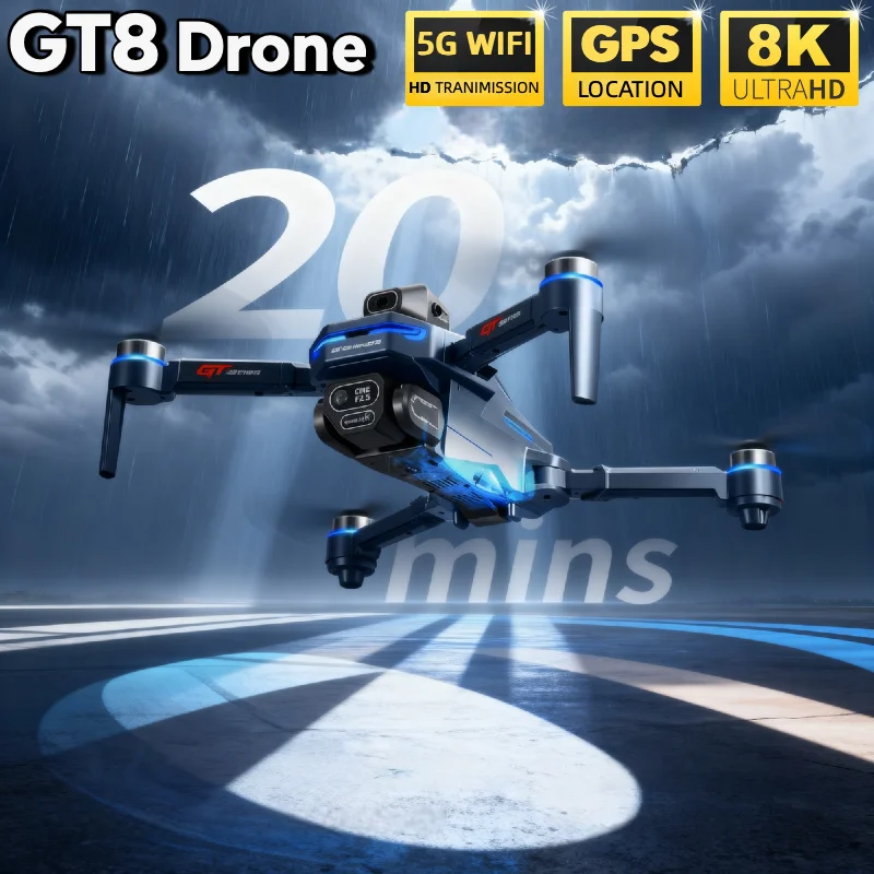 HOT Voor LSRC GT8 Drone 4K Pro - Drone Rc Folding recensie en prijs