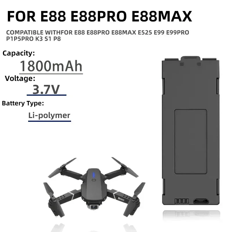1-10 Stuks E99 Pro Drone Batte - Drone Rc E99 Pro recensie en prijs