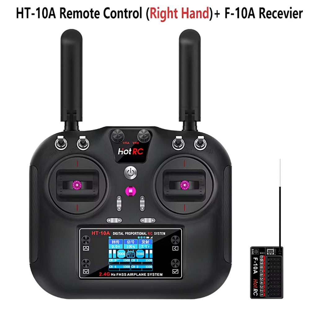 Hotrc HT-10A 2.4G 10CH zender  - Drone Rc Receiver And Transmitter recensie en prijs