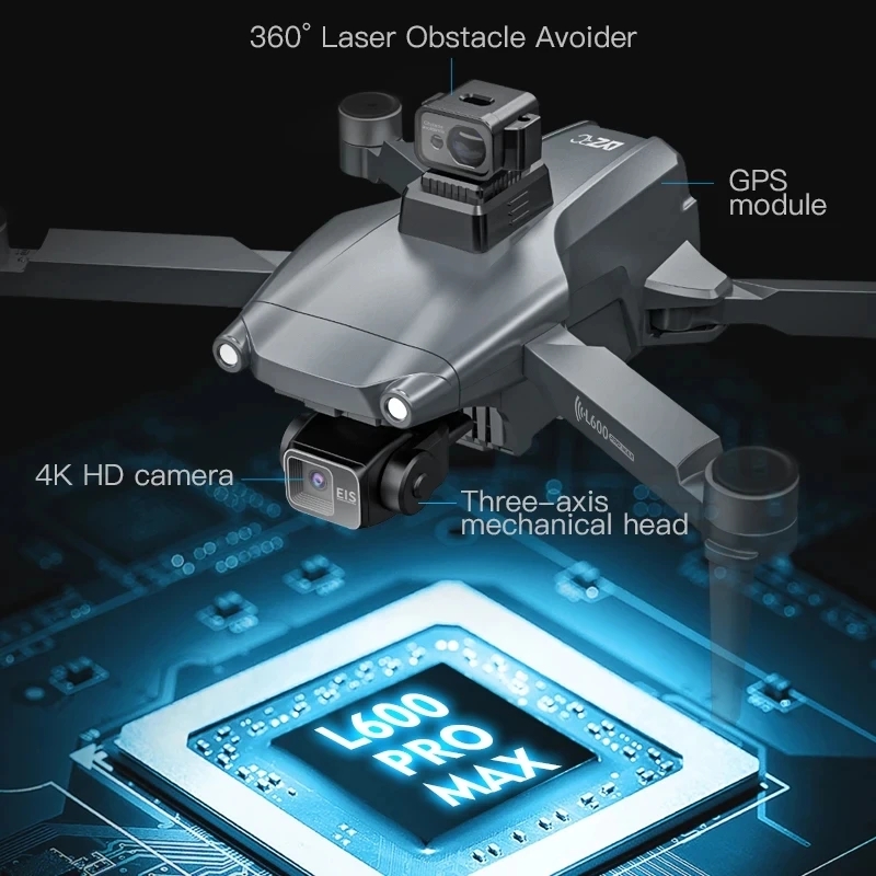L600 PRO MAX GPS Drone Profess - Dron Rc Quadcopter recensie en prijs