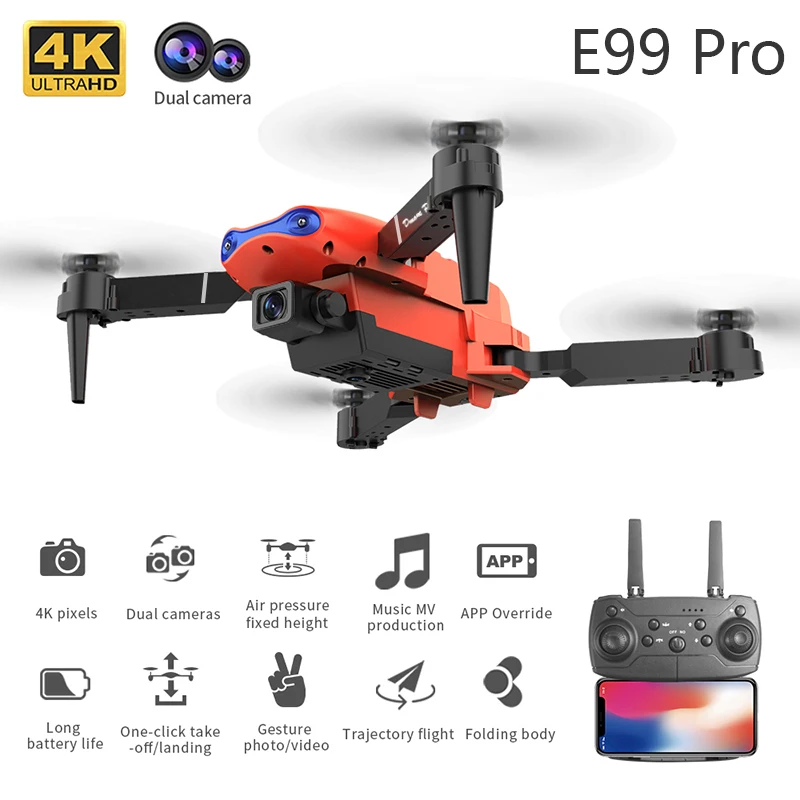 4K 5G WIFI FPV E99Pro Opvouwba - Drone Rc E99 Pro recensie en prijs